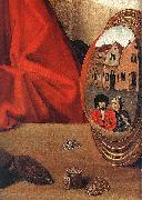 Petrus Christus St Eligius in His Workshop oil on canvas